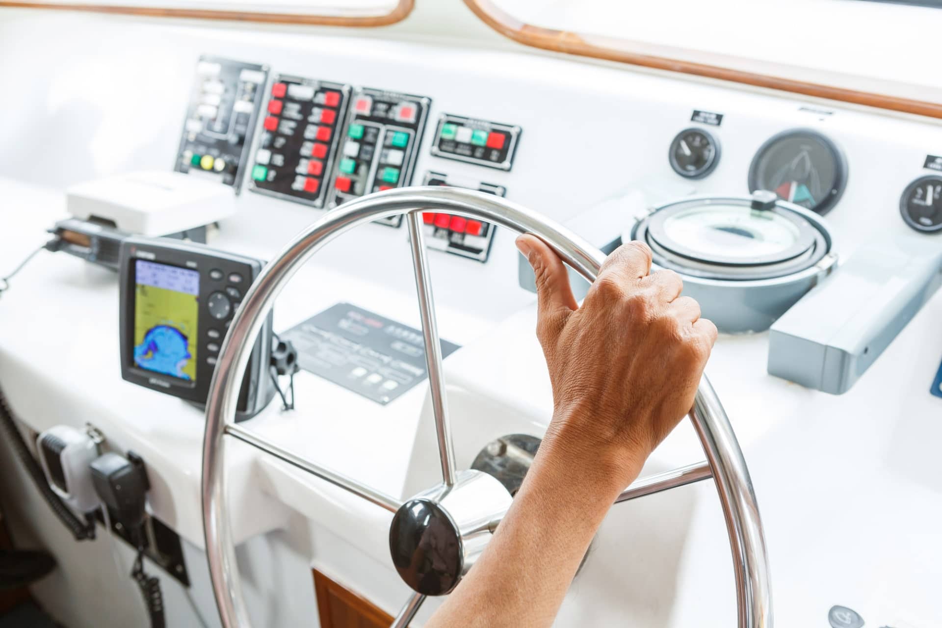 A marine radio is part of the essential gear when boating on San Francisco Bay