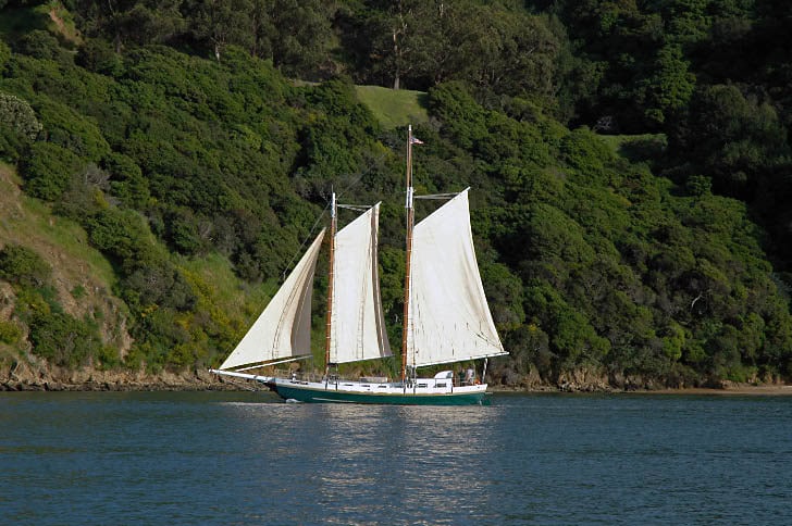 Gaslight Cruising Past Angel Island