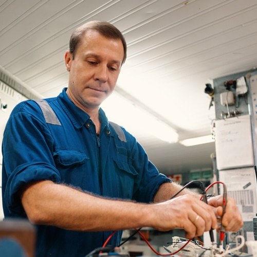 A marine electrician in San Francisco