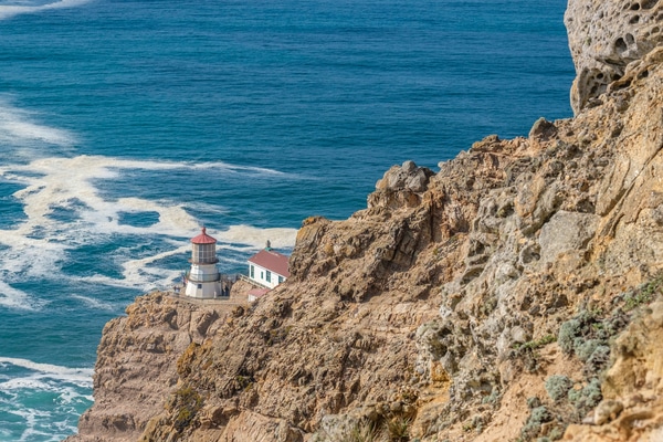 The Lighthouse at Point Reyes is an ideal viewing point for the gray whale migration