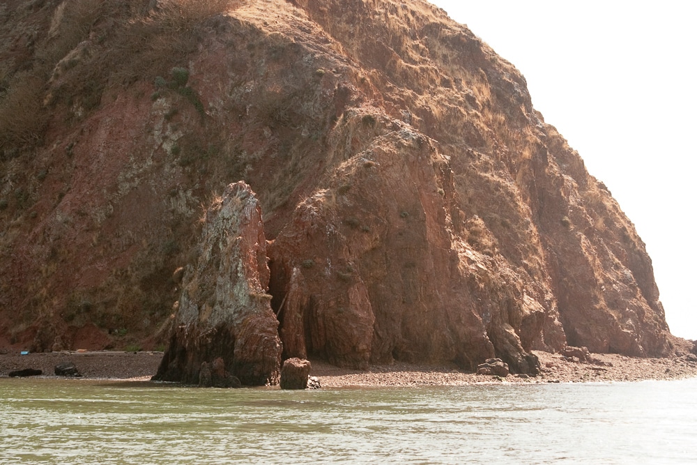 Red Rock Island Close Up