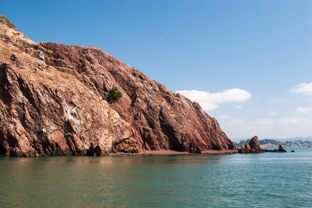 Red Rock Island and Clouds